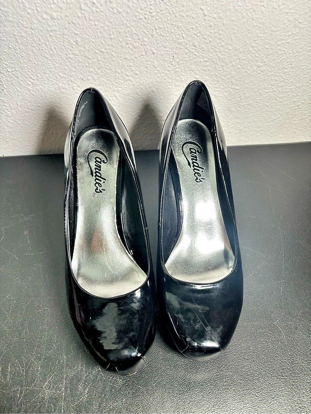 Candie's Black Pointed Toe High Heel Pumps
